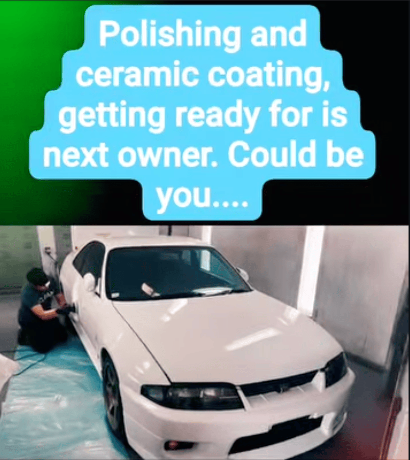 Nissan Skyline GTR after — ceramic coated