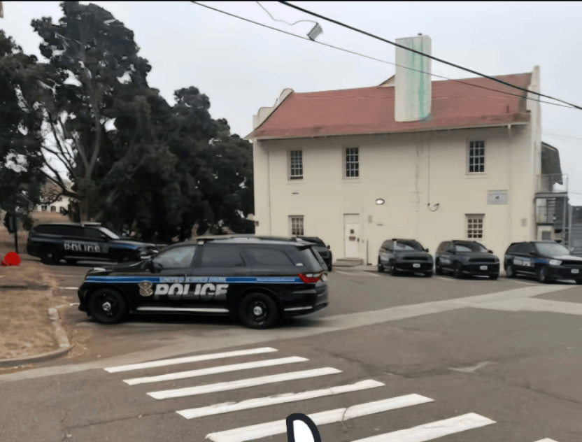 GSA police vehicle after — fully restored